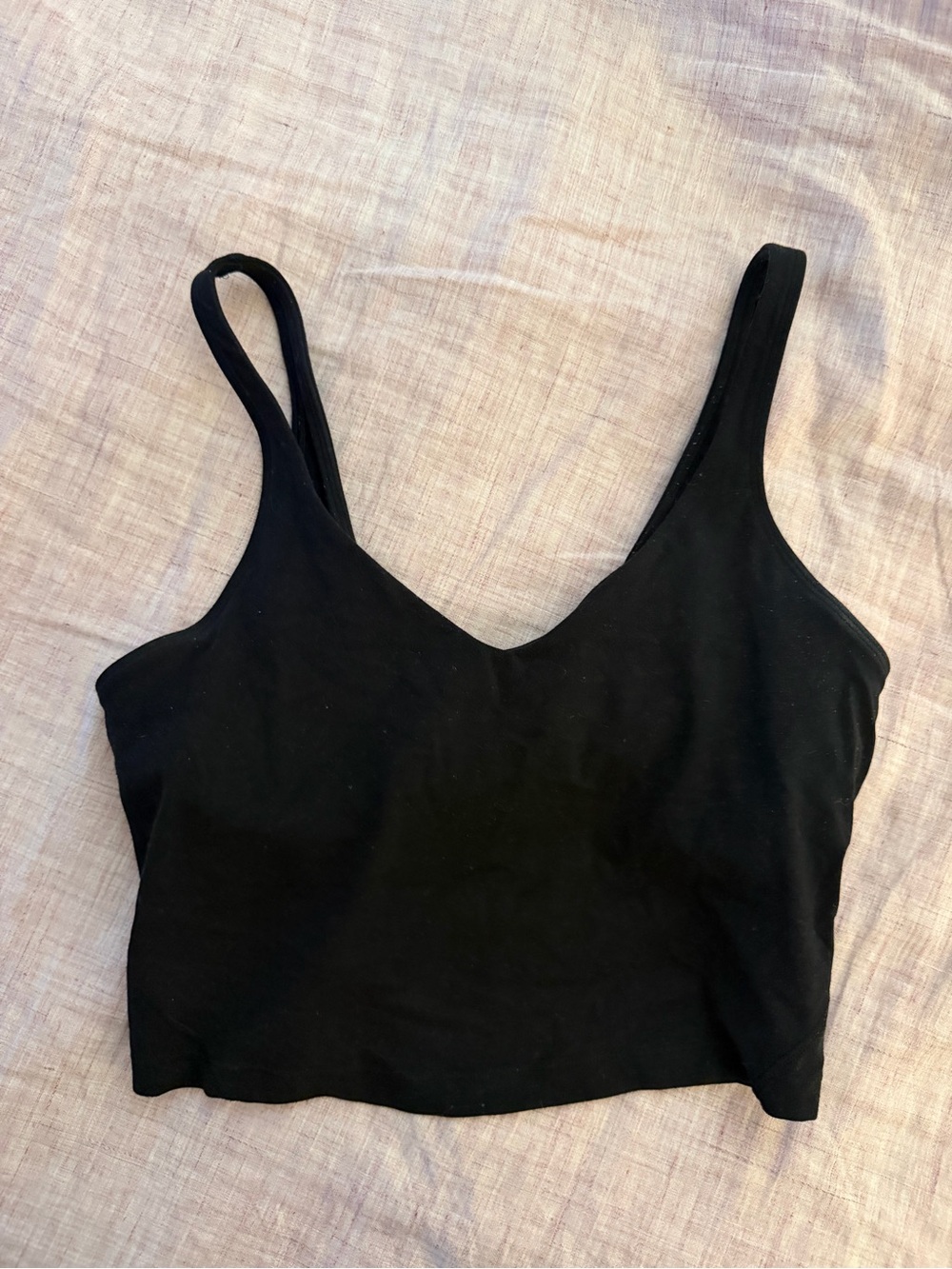 lululemon athletica black aling tank top